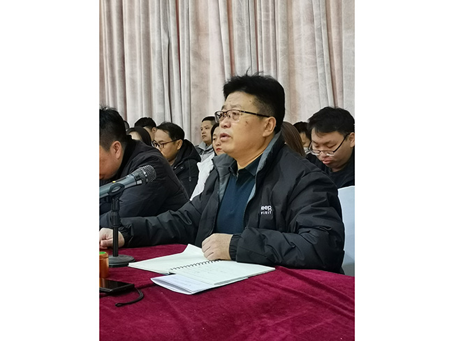 Tangshan Jinsha Company holdt nyttårs kick-off møte